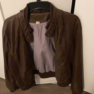 Woman’s leather jacket